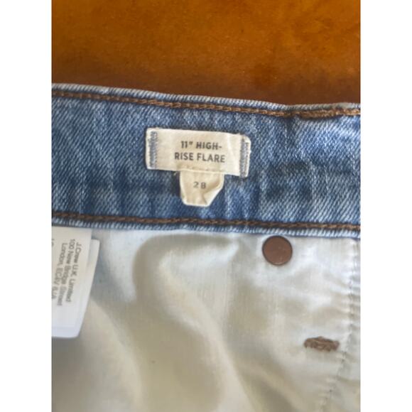 Madewell 11" High Rise Flare Jeans Size 28 - Picture 3 of 5